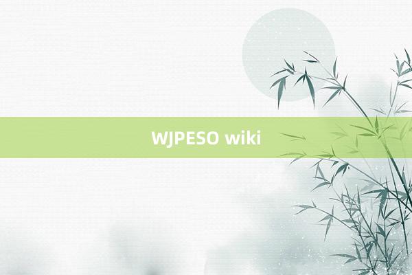 WJPESO wiki