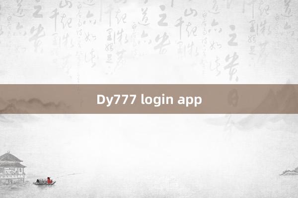 Dy777 login app