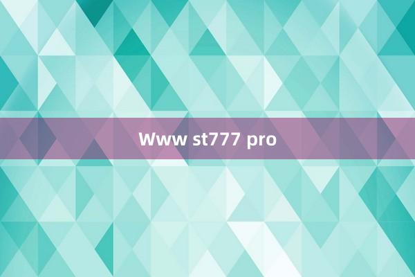 Www st777 pro