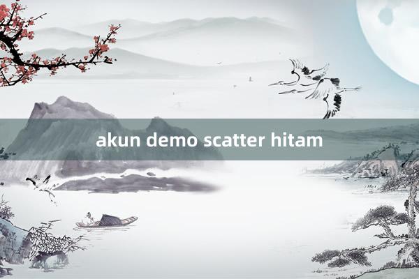 akun demo scatter hitam