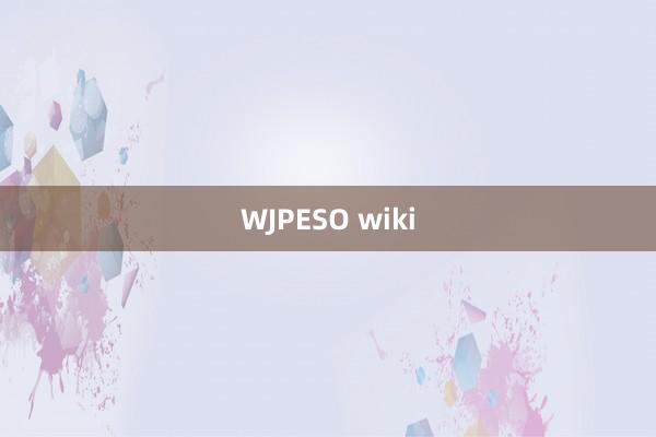 WJPESO wiki