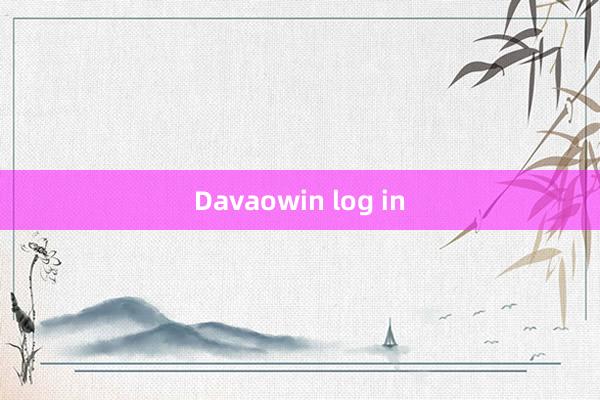 Davaowin log in