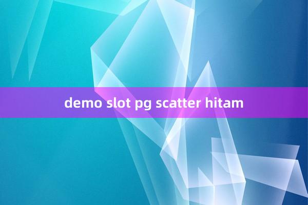 demo slot pg scatter hitam