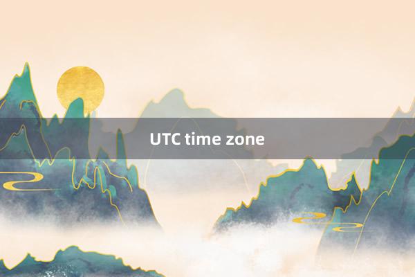 UTC time zone