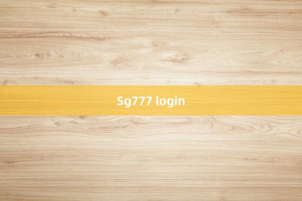 Sg777 login