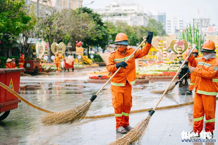 Đường hoa Nguyễn Huệ， TP.HCM đã sẵn sàng cho giờ khai mạc - Ảnh 16.